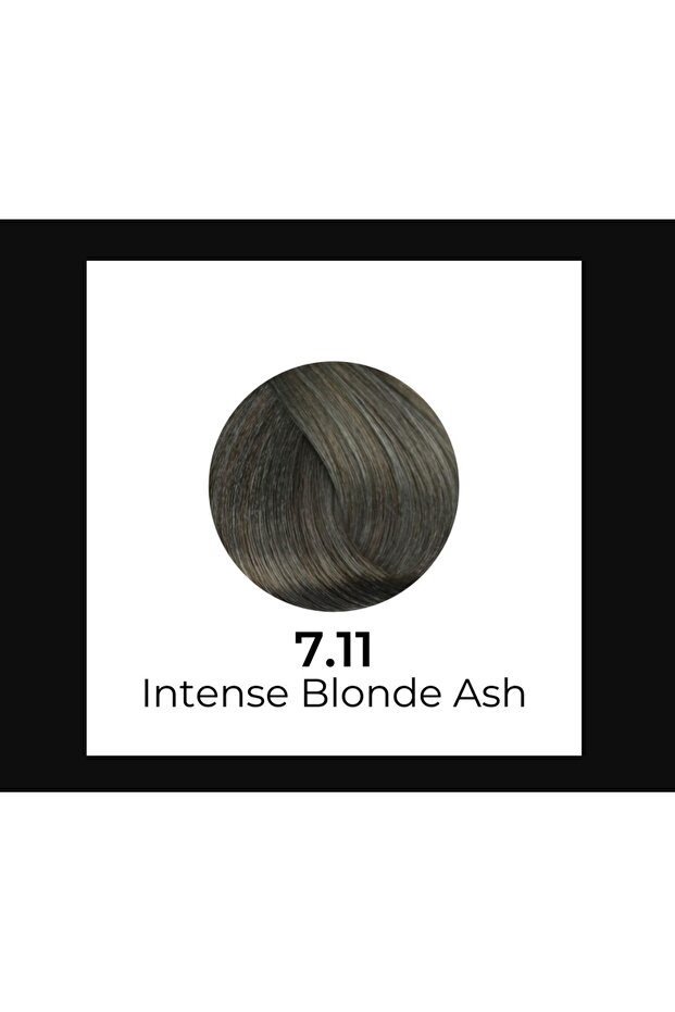 Hair Color No 7/11 Blonde Intense Ash 100ml