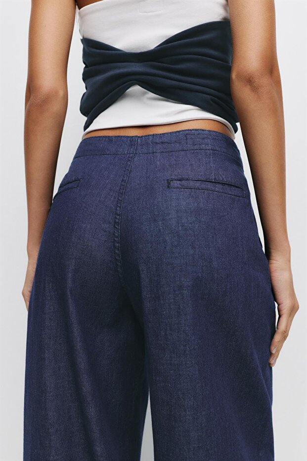 Dökümlü Pensli Jean - 6