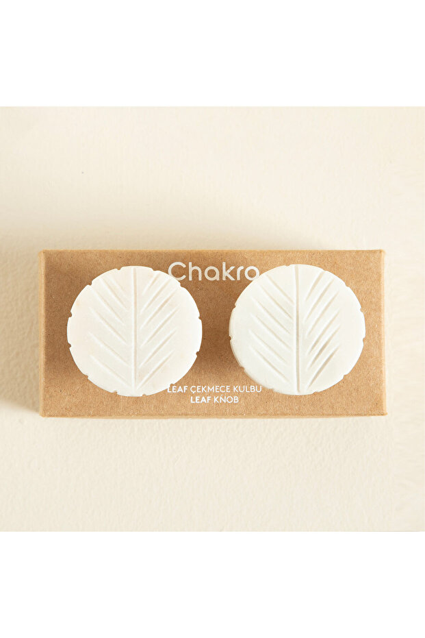 Leaf 2 Li Çekmece Kulbu Beyaz - 4
