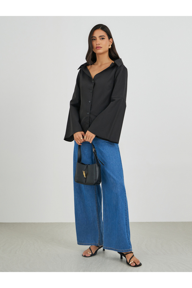 قميص بدون أكتاف وأزرار - 2