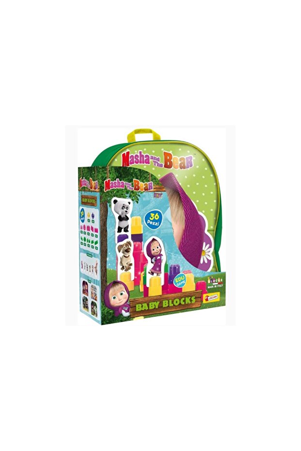 Lisciani Masha Backpack With Baby Blocks 88751