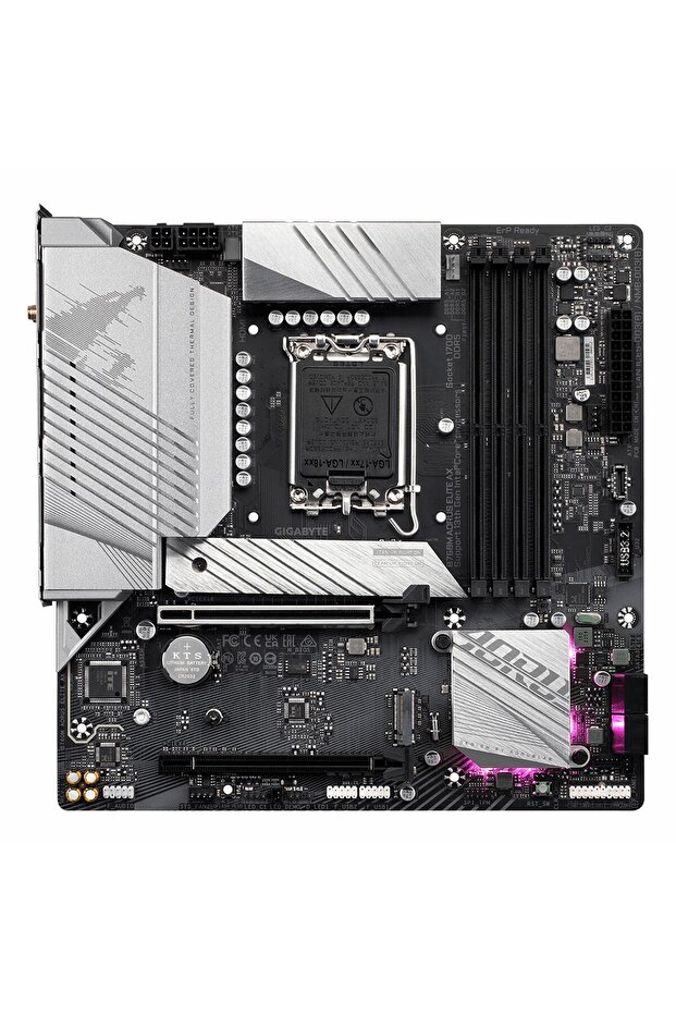 B760M Aorus Elite AX WiFi DDR5 (7800MHz)OC M.2 HDMI/DP/USB-C PCIe 4.0 1700P mATX Anakart - 2