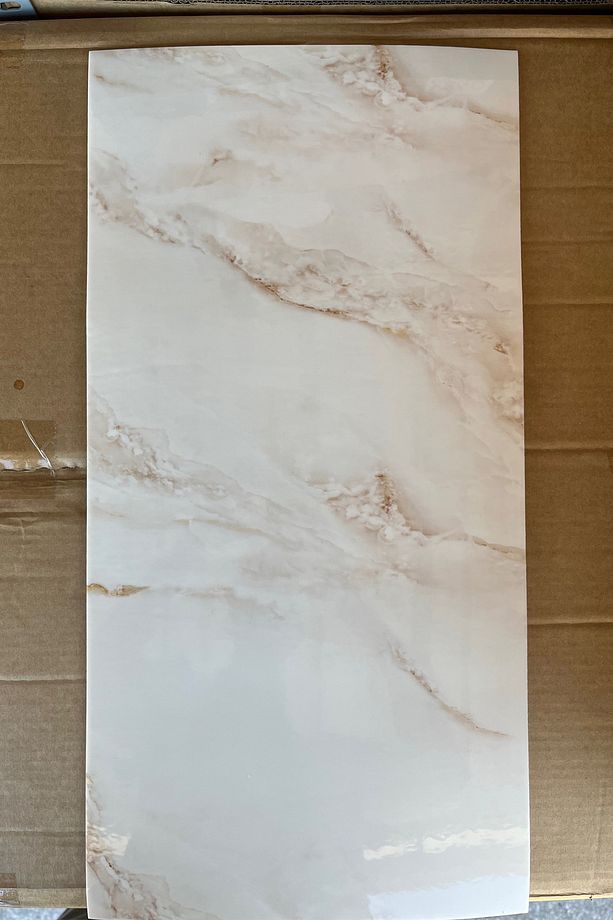 30x60 Cm Vizon Renk Mermer Desenli Kendinden Yapışkanlı Duvar Köpük Banyo Wc Kaplama Panel - 4