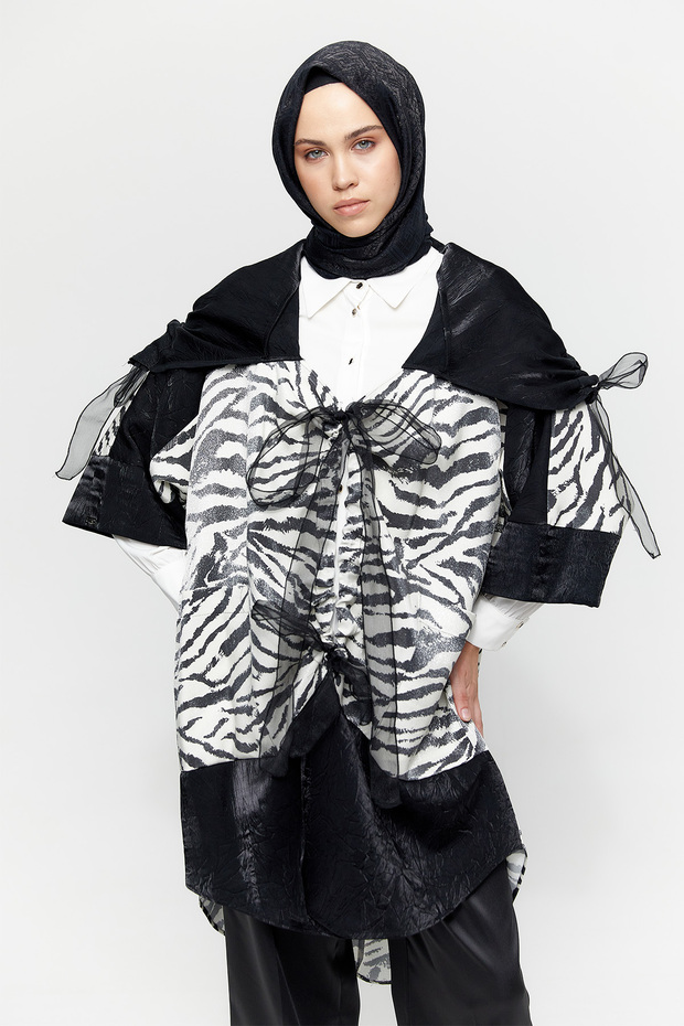 Zebra Desenli Giy Çık - 4