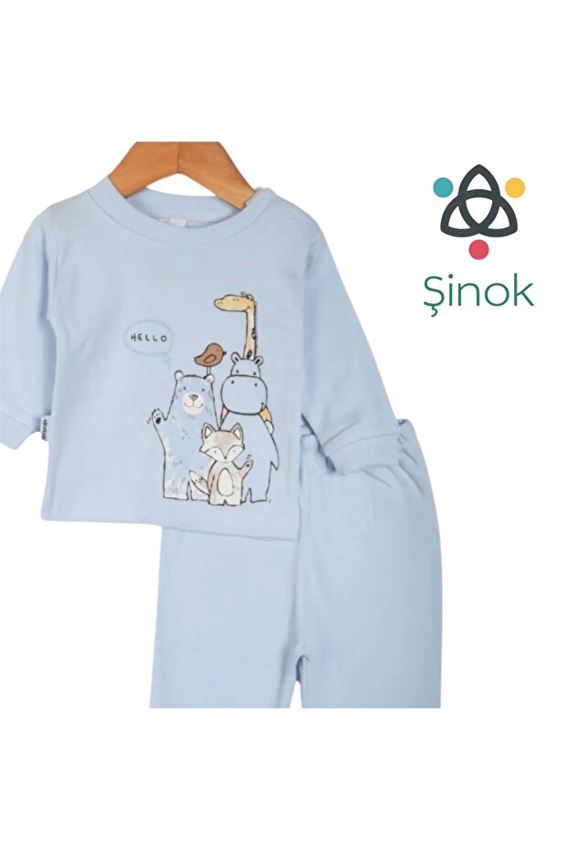 Erkek Bebek Gecelik Pijama Takımı - 2