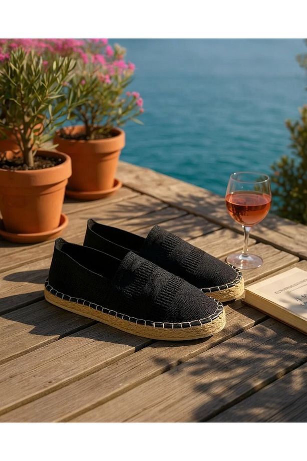 Basic Hasır Detaylı Erkek Espadril - 3