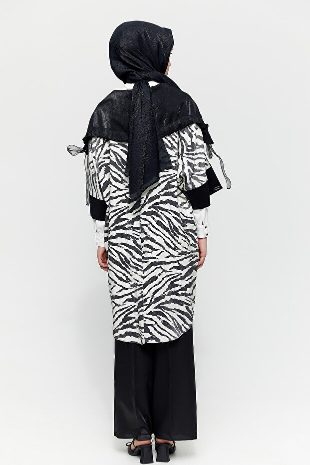 Zebra Desenli Giy Çık - 7
