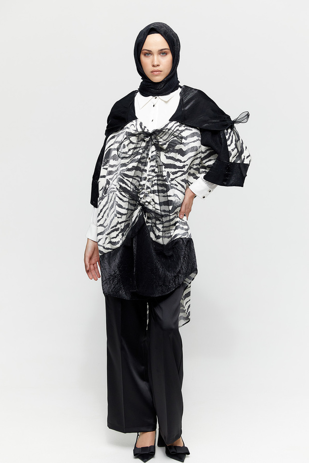 Zebra Desenli Giy Çık - 2