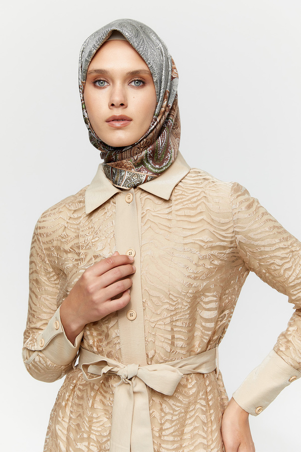 Zebra Desenli Twinset - 4