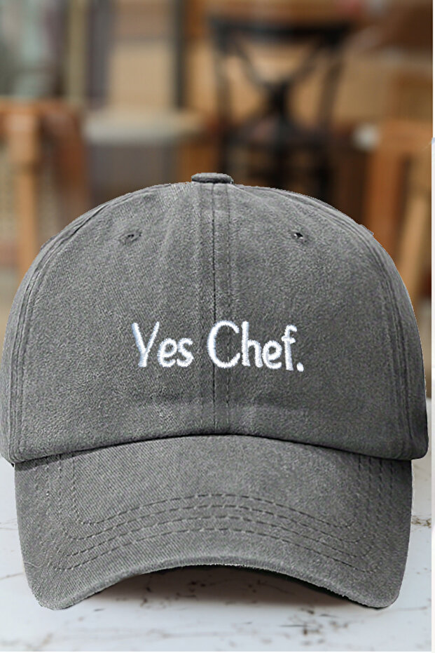 Yes Chef Embroidered Trouble Cap Hat - 1
