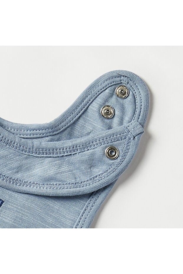 مريلة مطرزة مع قفل خلفي - 3