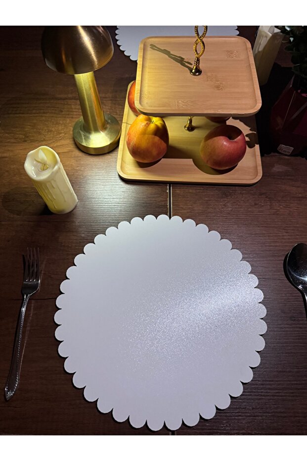 Presentation Plate Coaster American Service Oval 4 Pcs