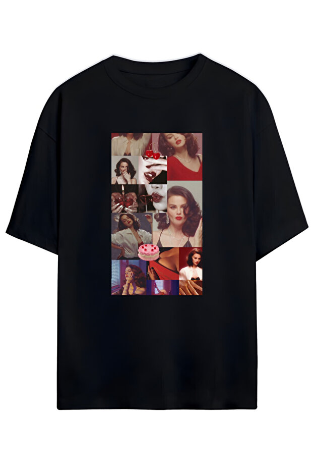 Selena Gomez Designed Unisex New Season Oversize Cotton T-Shirt