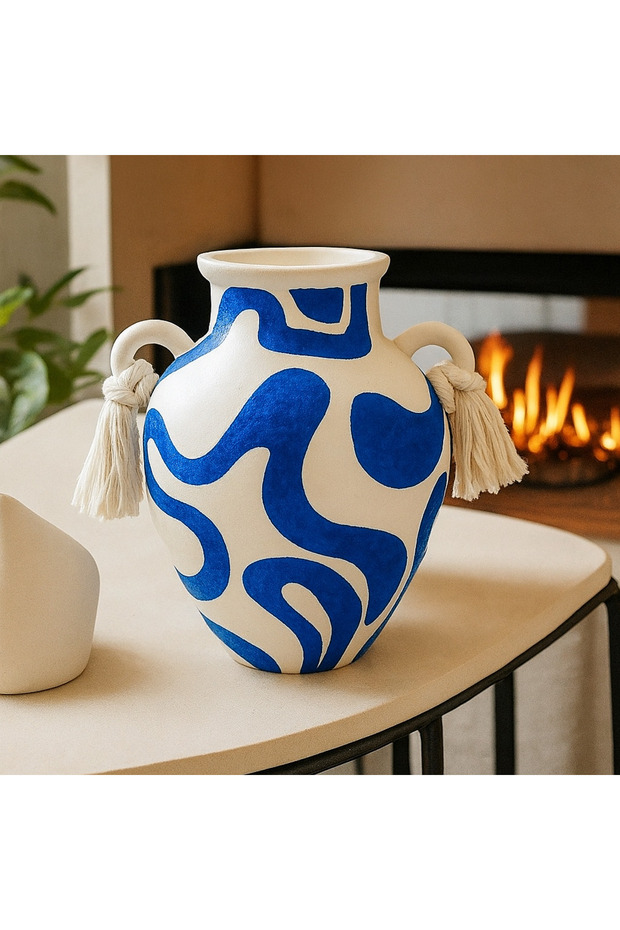 Design Cube Vase with Handle (18 cm) - 1