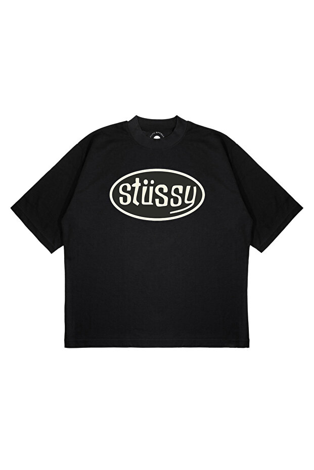 Unisex Oversize New Logo Ellipse Printed Thick Fabric (240Gsm) T-Shirt