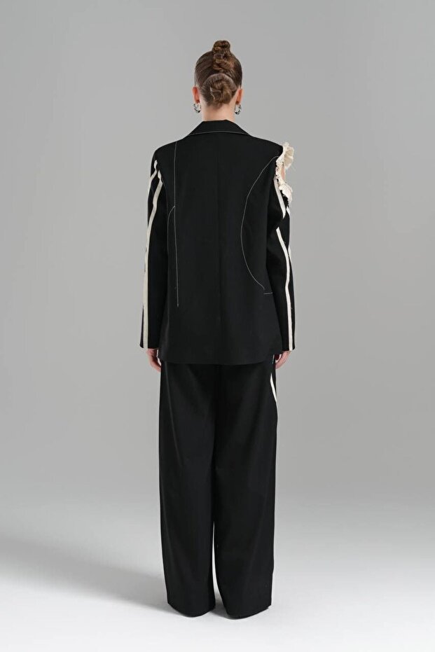 Special Design Pants Jacket Set - 8