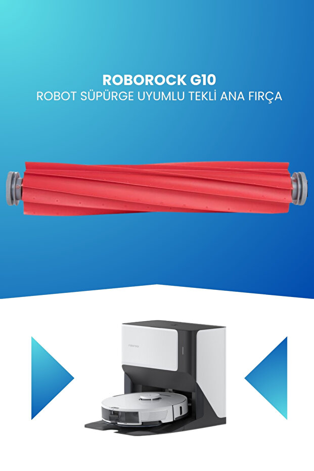 مكنسة Roborock G10 الروبوتية المتوافقة مع فرشاة رئيسية واحدة