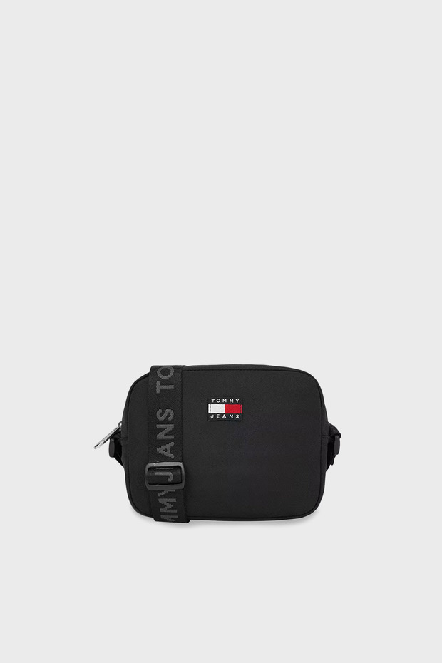 حقيبة بحزام قابل للتعديل مع شعار BAG AW0AW17286 BDS