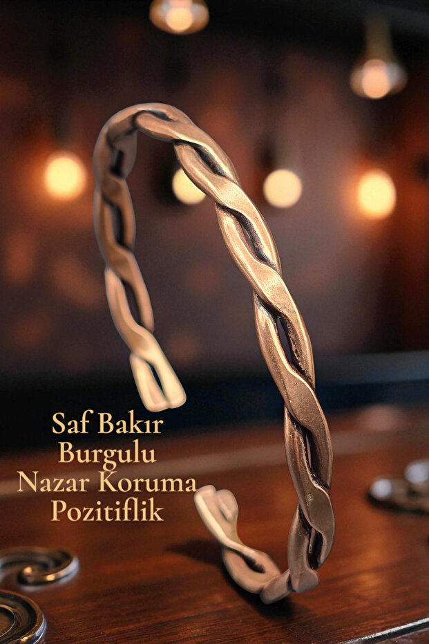 Pure Copper Bracelet Twisted Fine Exquisite Design Adjustable Handcrafted Very Good Quality