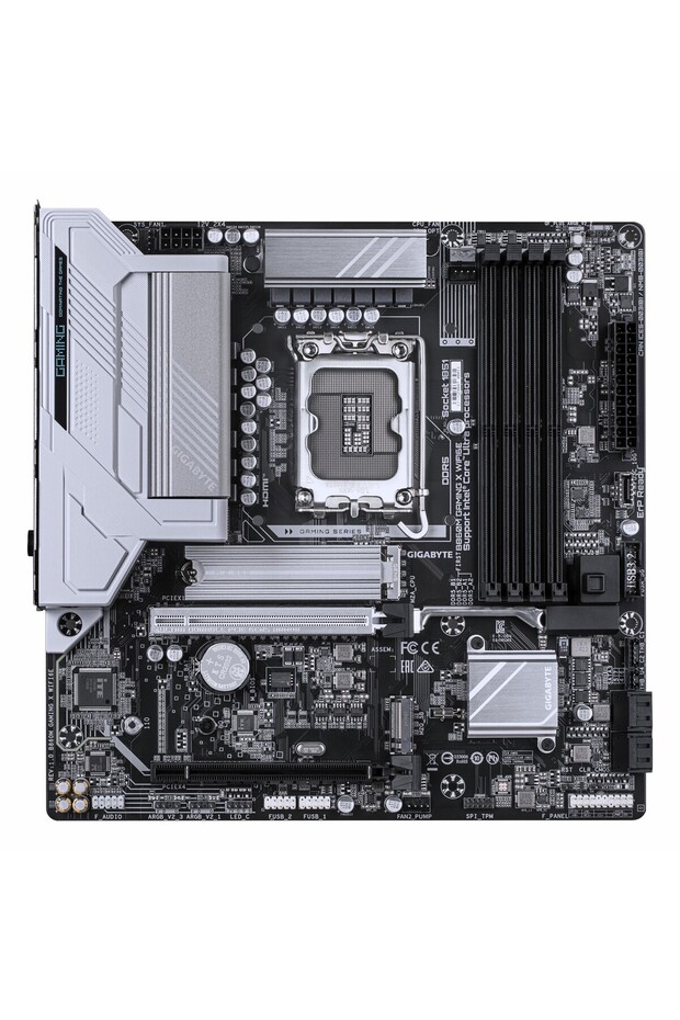 B860M Gaming X WiFi6E DDR5 (9200MHz)OC M.2 HDMI/DP/USB-C PCIe 5.0 1851P mATX Anakart - 2