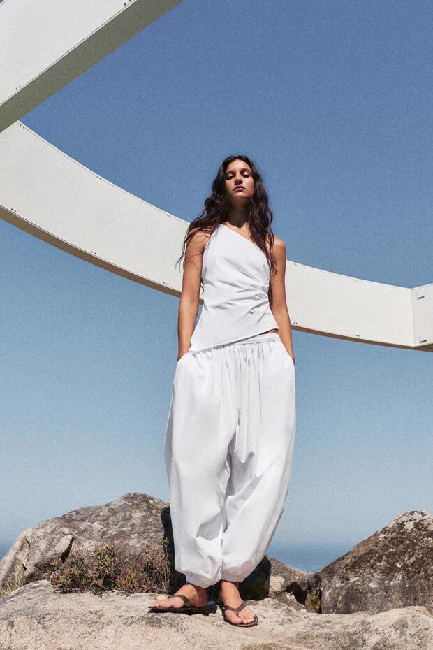 Oversize şalvar pantolon - 1