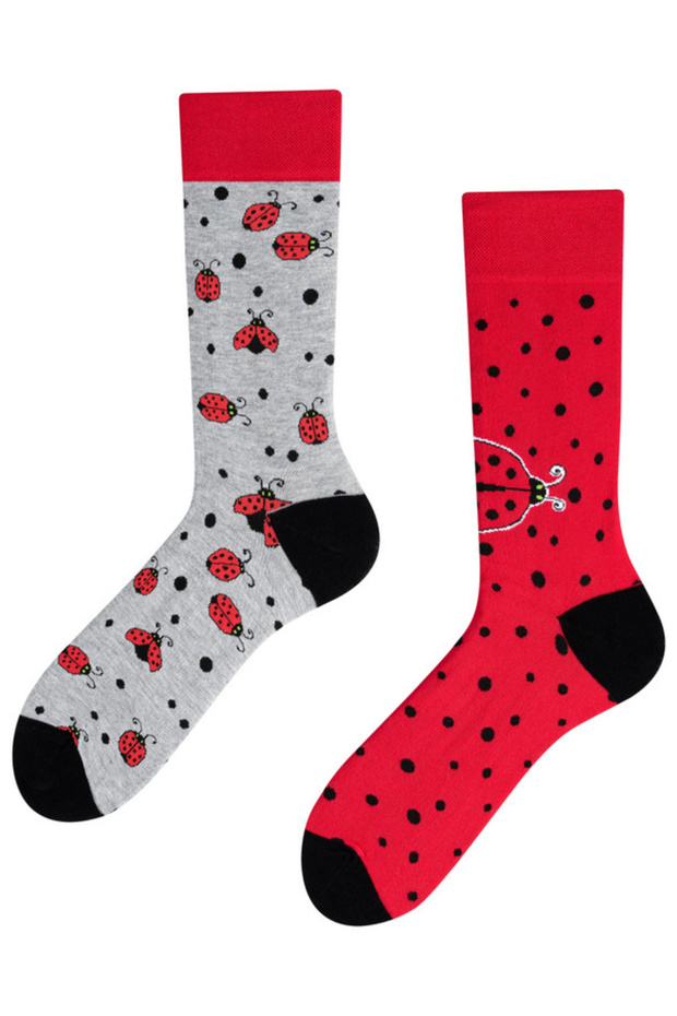 Βαμβακερές κάλτσες Ladybug - 1