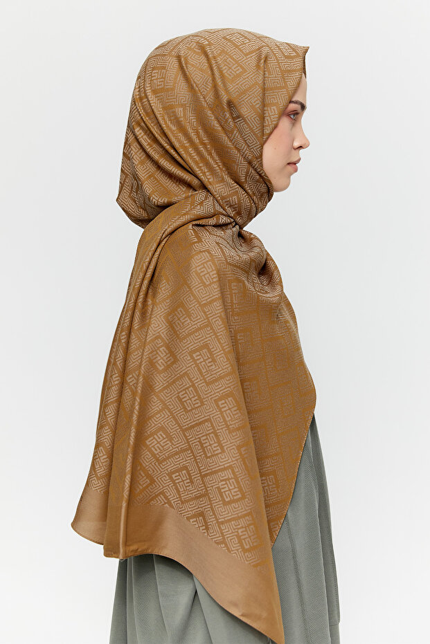 Logolu Lyocell Şal - 4