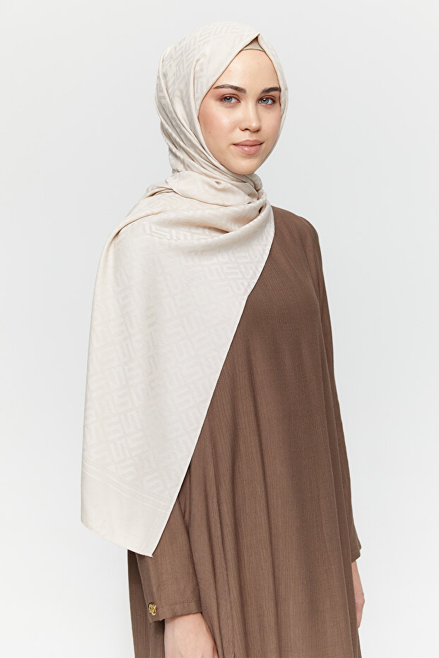 Logolu Lyocell Şal - 1