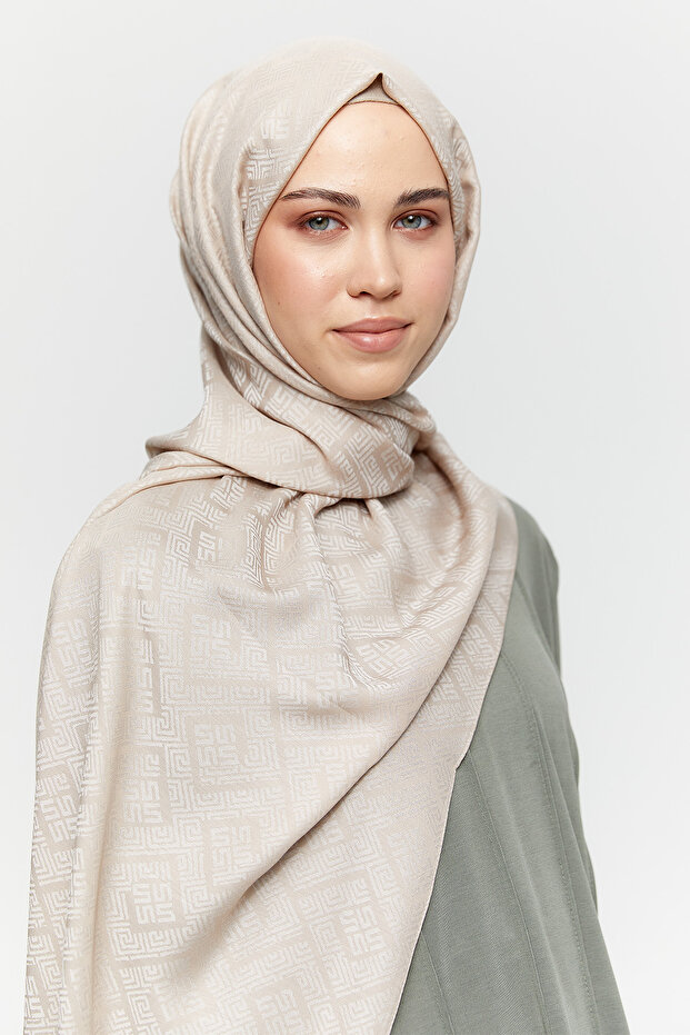 Logolu Lyocell Şal - 2