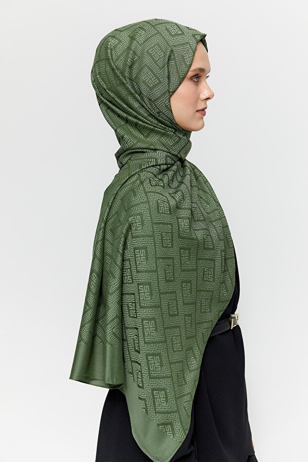 Logolu Lyocell Şal - 4