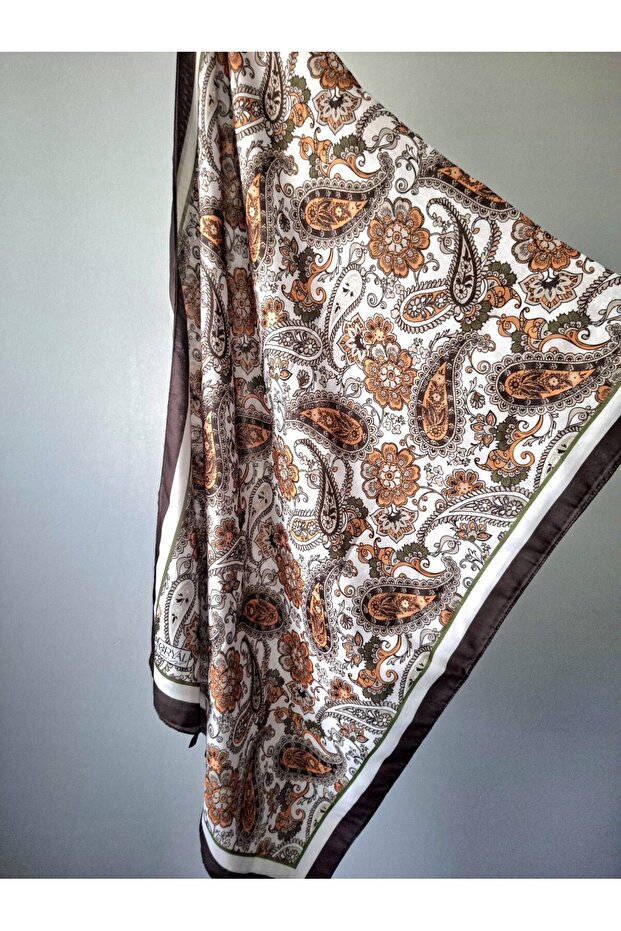 شال أهينك ناعم - بني - 2