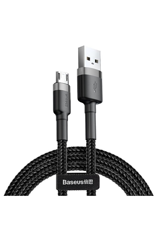 USB/Micro USB Data Cable, 3m, Black/Gray - 4