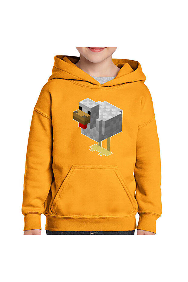 Hanorac copii Minecraft Gaina - 1