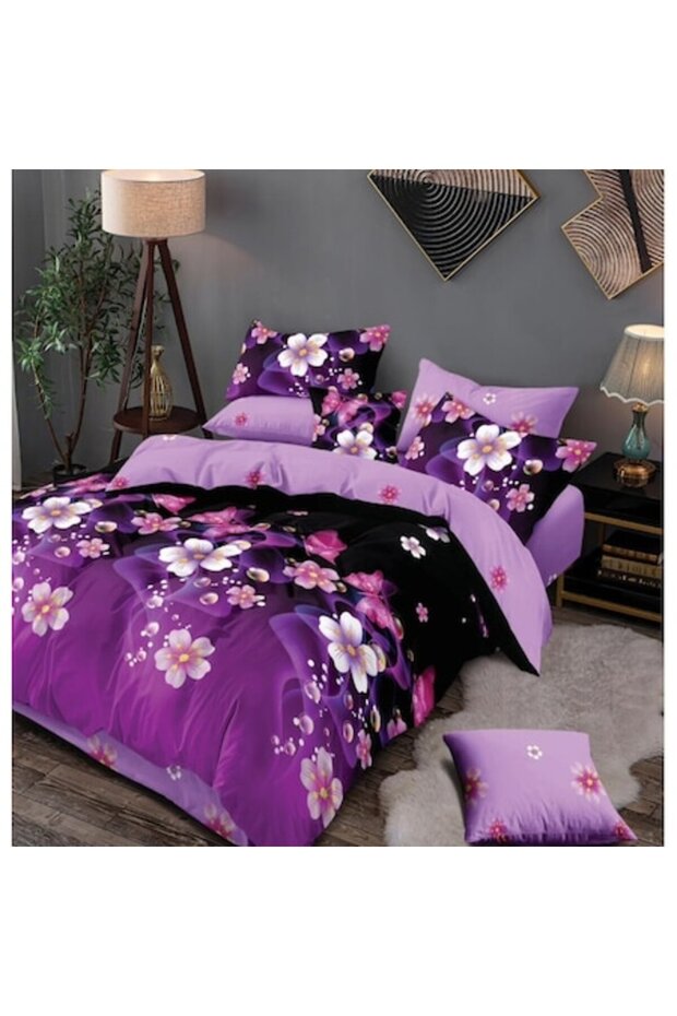 Double Bedding Set, 6 Pieces, Multicolor