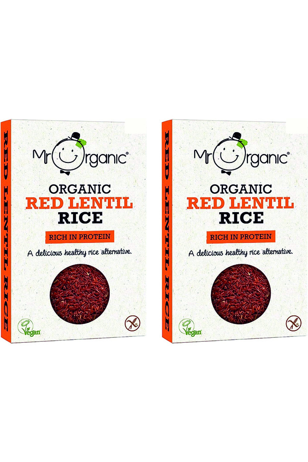 Mr Organic, Organic Red Lentil Rice 250g (Pack of 2) A delicious rice alternative.