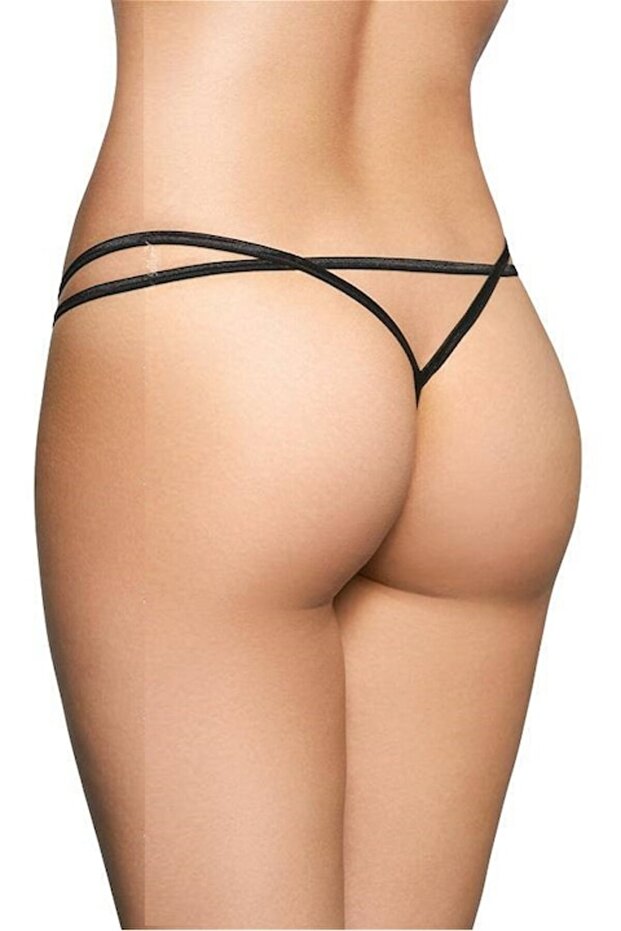 G-String 2495 negru - 3