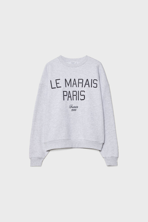 Nakışlı sweatshirt - 6