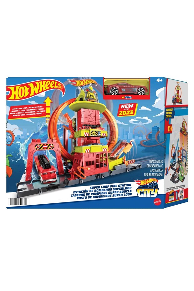 HOT WHEELS STATIA DE POMPIERI SUPER LOOP - 1