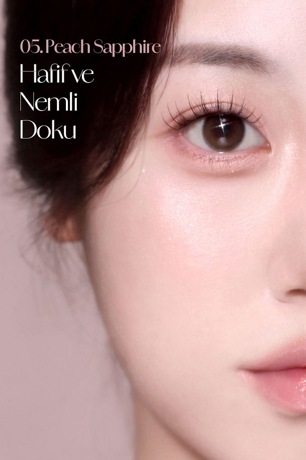 Mikro Inci Tanecikleriyle Yoğun Işıltı Sağlayan Highlighter Prism Highlighter 05 Peach Sapphire - 4