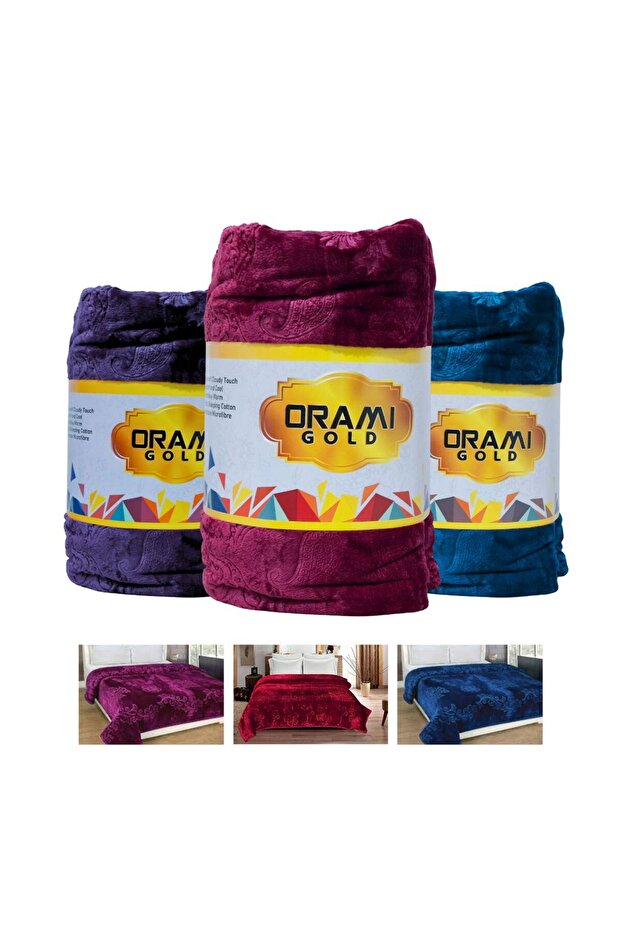 GOLD 1 PLY DOUBLE FLEECE BLANKET 1.75 KG