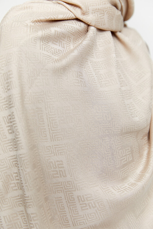 Logolu Lyocell Şal - 3