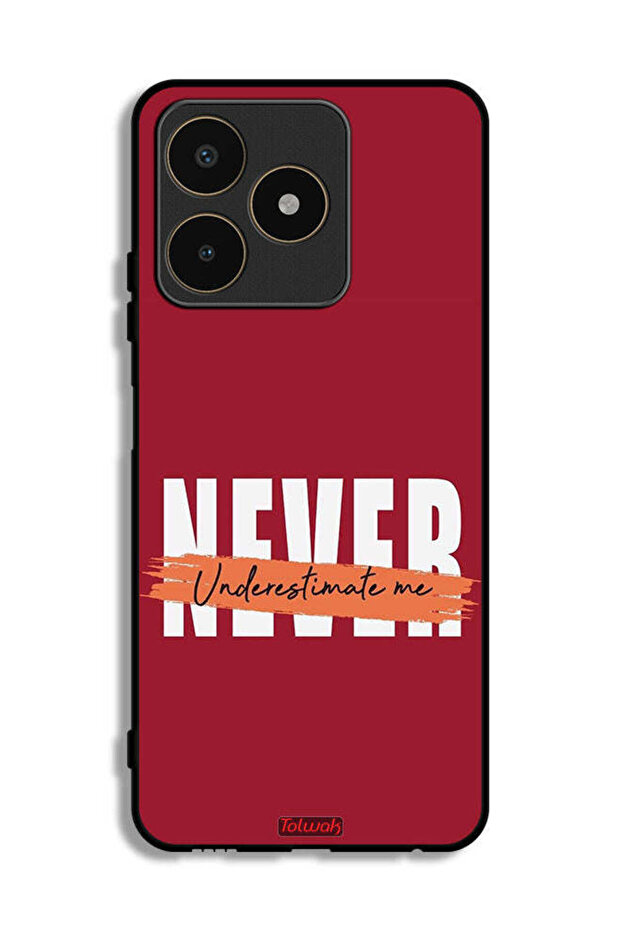 Realme C53 Protective Case Cover Never Underestimate Me