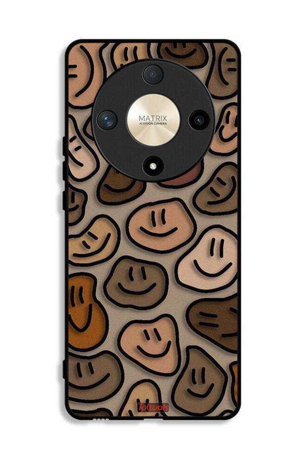 Honor X9b Protective Case Cover Smiley Faces Art