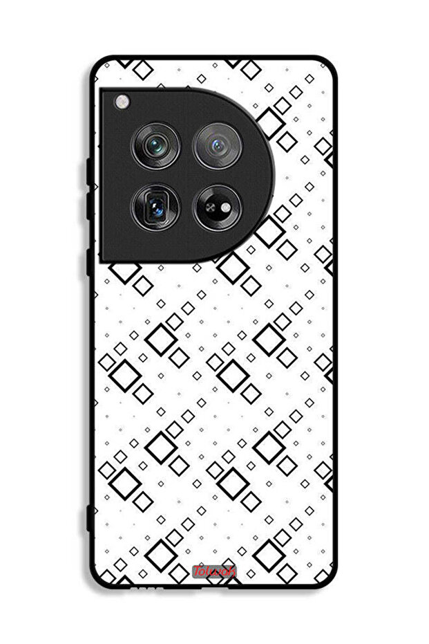 OnePlus 12 Protective Case Cover Square Abstract Digital Art