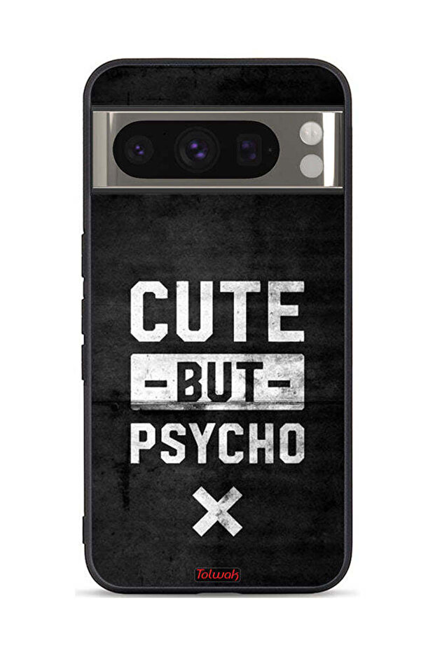 Google Pixel 8 Pro Protective Case Cover Cute But Psycho