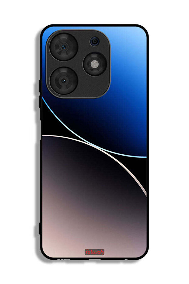 Tecno Spark 10 Pro Protective Case Cover Curve Lines Pattern
