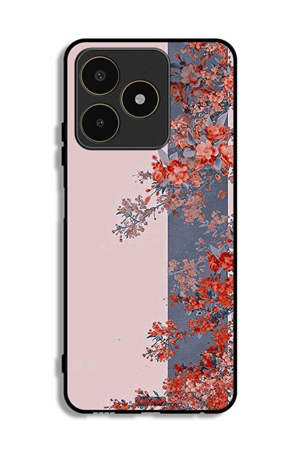 Realme C53 Protective Case Cover Tree Leaves And Flowers Art