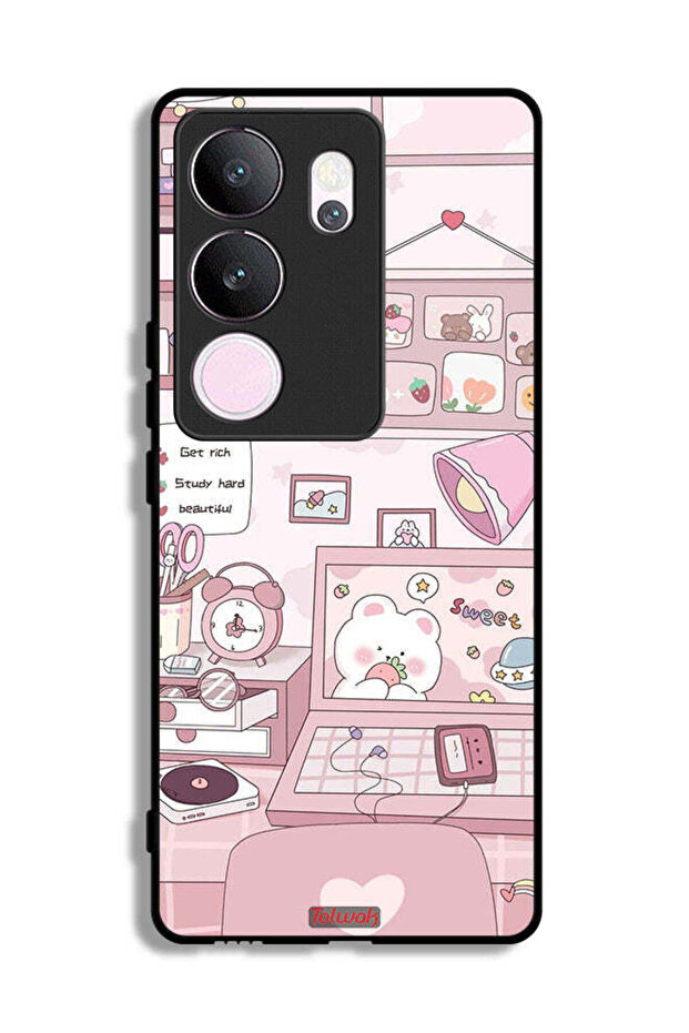 vivo V29 Pro Protective Case Cover Get Rich Study Hard