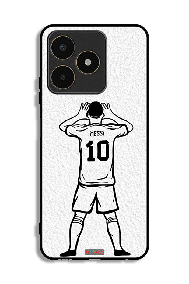 Realme C53 Protective Case Cover Messi Sketch