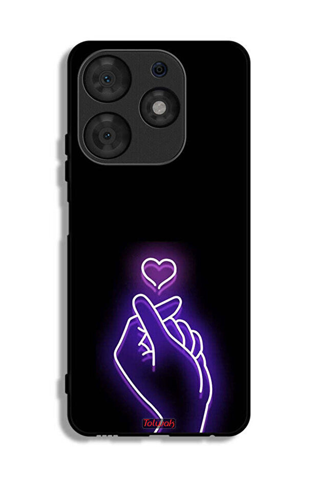Tecno Spark 10 Pro Protective Case Cover Snap Small Heart